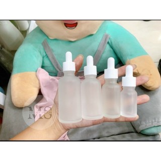 Chai thuỷ tinh mờ 10ml,30ml,100ml đựng serum bóp giọt
