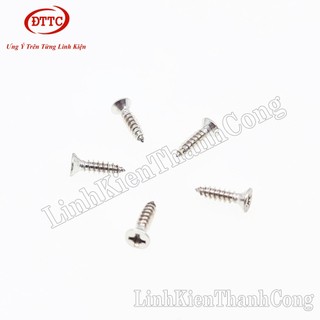 Combo 2 Gói Vít M3 8mm 10mm 12mm Mũ Phẳng (Gói 100 chiếc)