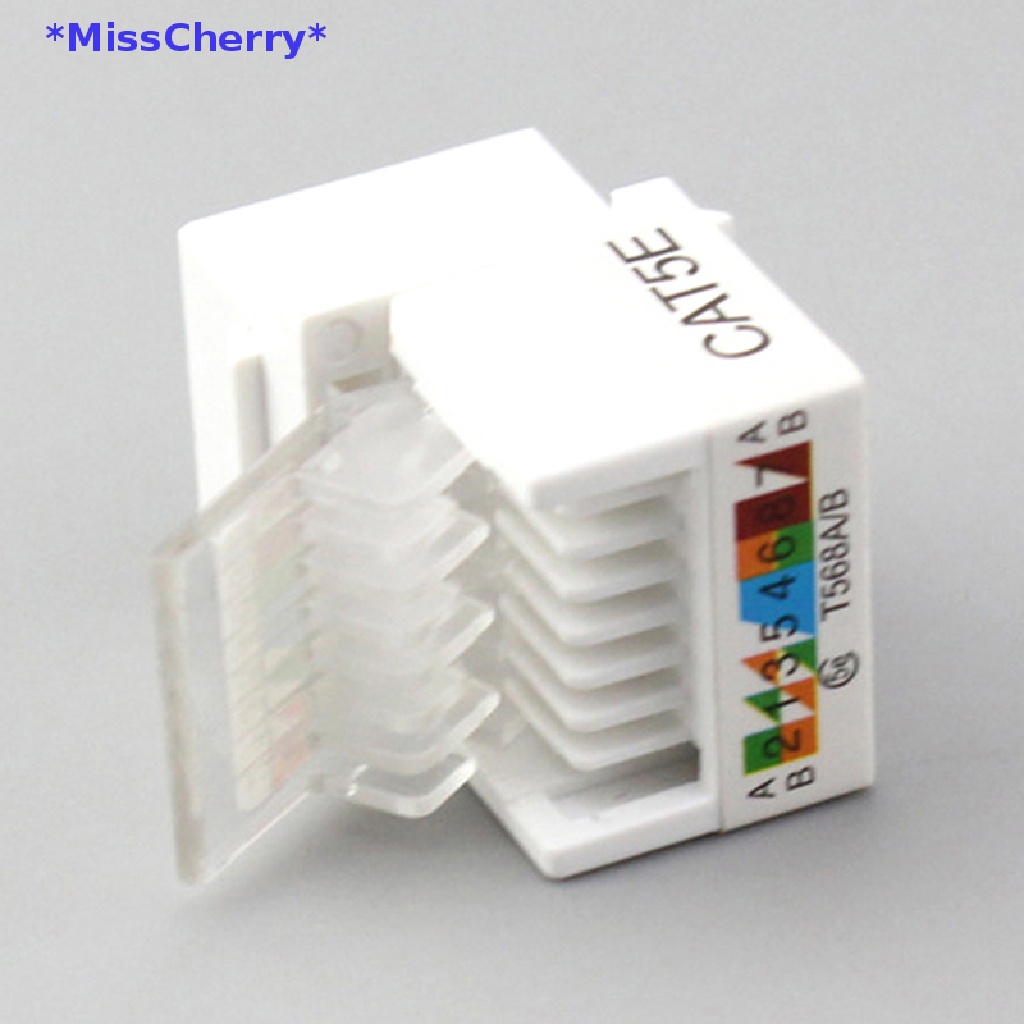 Set 10 Mô Đun Nối Dây Cáp Mạng Lan RJ45 CAT5e Chuyên Dụng Mới