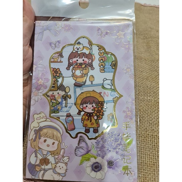 Sổ tay đa năng: note, sticker, sketchbook 50 trang size lớn 172mm cực dễ thương