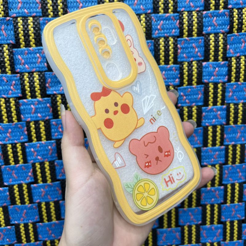 Ốp lưng Oppo A5 / A9 2020 dẻo nhiều hình siêu dễ thương viền lượn sóng bảo vệ camera