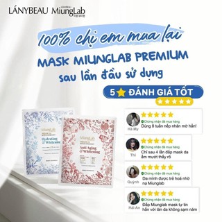 Mặt nạ giấy, nạ cấp ẩm nuôi da săn chắc căng mịn ngừa lão hóa MiungLab Premium - NUTI