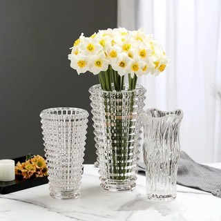 ✔️Lọ hoa thuỷ tinh Loe sọc cao cấp (Delisoga)