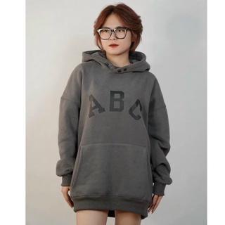 Áo hoodie nỉ bông ABC unisex nam nữ form rộng oversize HOt 2022!