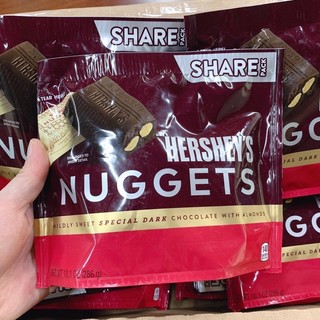 CHOCOLATE ĐEN HẠNH NHÂN HERSHEY’S NUGGETS SPECIAL DARK 289G