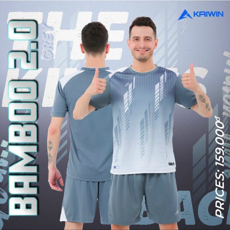 BỘ QUẦN ÁO BÓNG ĐÁ KAIWIN - BAMBOO 2.0