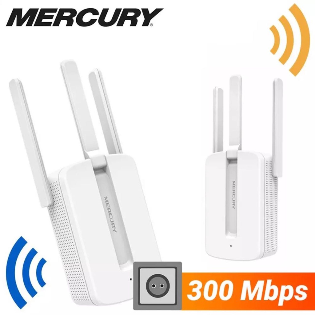MW310re bộ kích sóng wifi Mercury 300Mbps 3 râu ăng ten cực mạnh -DC2325