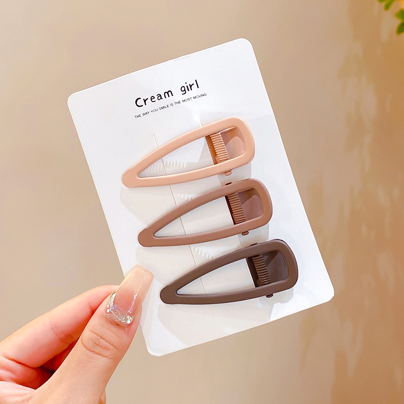 Set 3 / 4 Kẹp Tóc Màu Sắc Đơn Giản Chất Lượng Cao