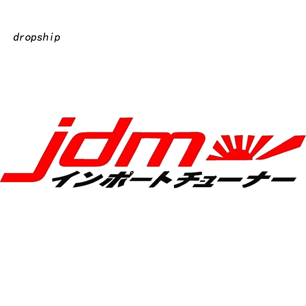 Sticker Chữ JDM Phản Quang Dán Trang Trí Xe Hơi