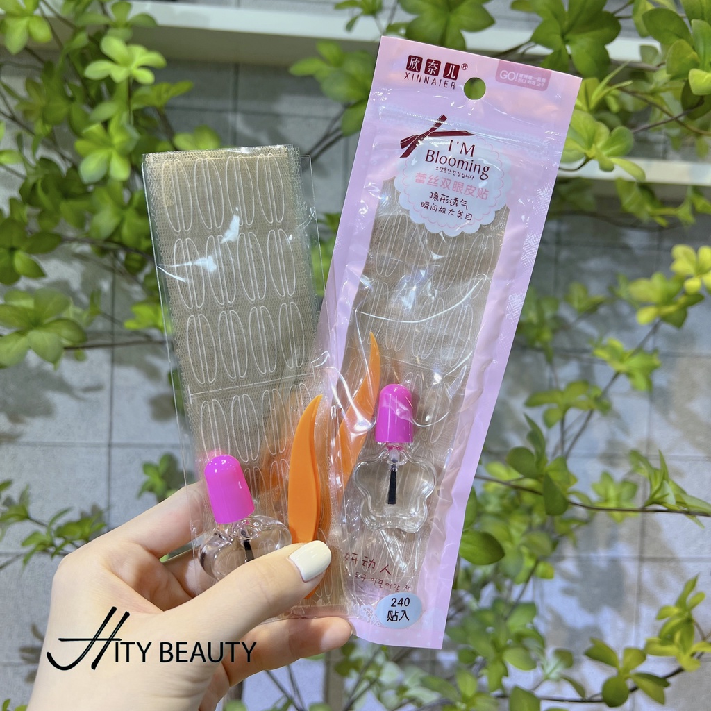 Mí lưới cuộn kèm Nhíp + Keo dán size vừa cho Makeup trang điểm chuyên nghiệp - Hity Beauty