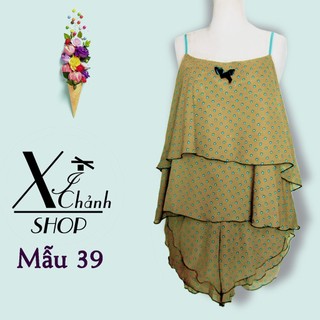 Đồ bộ voan chấm bi 2 tầng big size phần 2