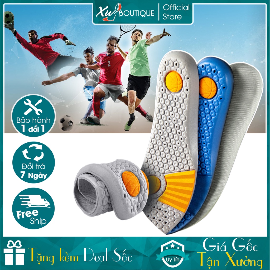 Lót Giày Thể Thao Basketball Đệm Giảm Chấn Cho Giày Nam, Nữ