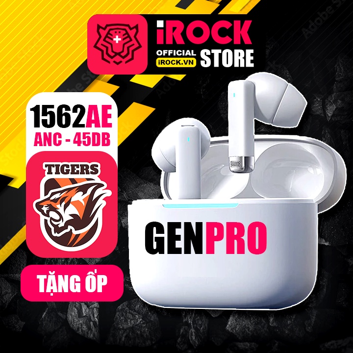 Pro Hổ Vằn 1562AE - Tai Nghe Bluetooth iRock Bản Cao Nhất - Chống Ồn Chủ Động 45DB