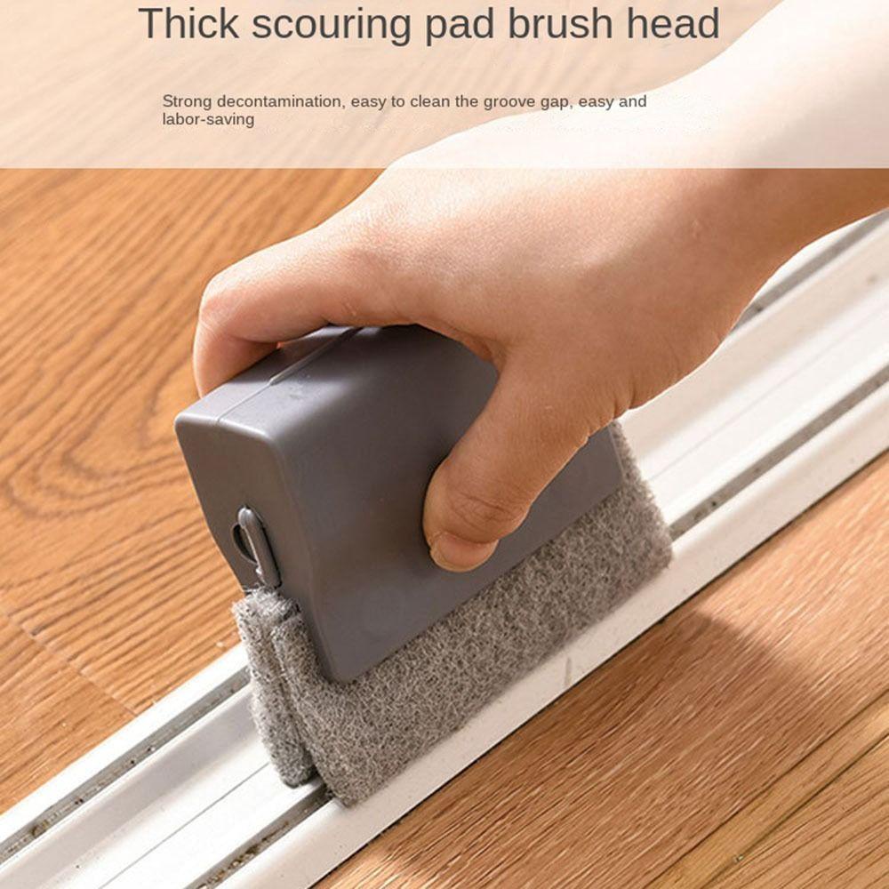 YNATURAL Bàn Chải Vệ Sinh Rãnh Cửa Sổ Nhà Tắm Đa Năng Tiện Dụng