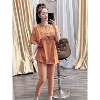 Set Đồ Cotton Nữ Dập Chư Nổi Nhiều Màu Xinh- Y Hình