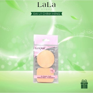 Một gói 2 bông đánh phấn trang điểm Lukasi
