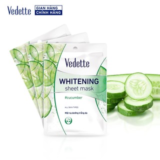Mặt nạ giấy Vedette Dưa Leo 22ml