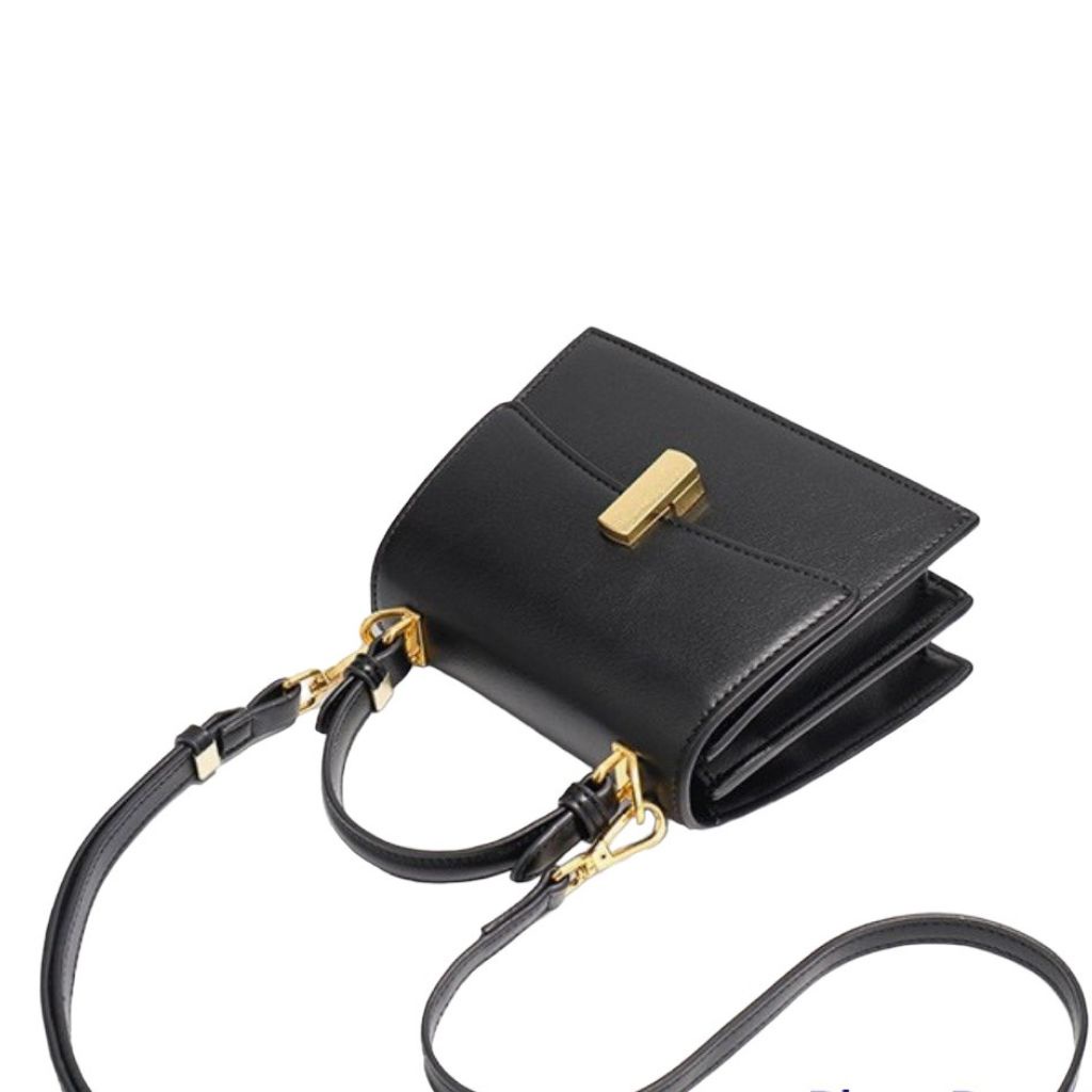 Túi xách nữ đeo chéo túi xách công sở da mịn khóa cài size 20 - TN09