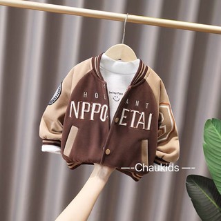 Áo nỉ bóng chày NPPO bé trai