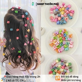Kẹp càng cua Mini cho bé set 50 cái TẶNG KÈM túi/ hộp đựng