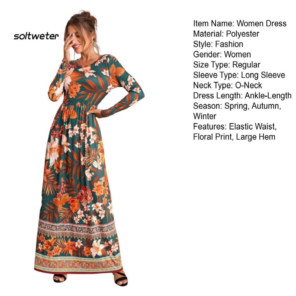 Đầm Nữ Dáng Rộng Thời Trang Mùa Thu Thanh Lịch