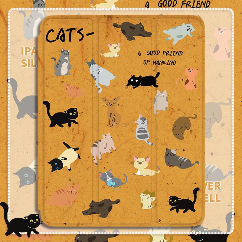 Ốp Máy Tính Bảng Họa Tiết Hoạt Hình Cho iPad GEN7 / 8 / 9 10.2 "GEN10 10.9" Pro11 "Pro12.9" 2022 Air4 Air5 Air3 mini6