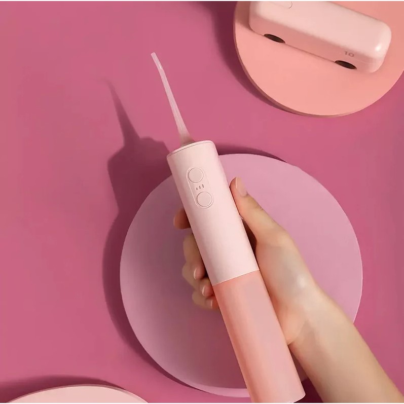Máy Tăm Nước Cầm Tay Làm Sạch Răng Miệng, Mảng Bám DR.BEI Portable Water Flosser F2