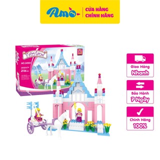 Đồ chơi lắp ráp mảnh nhỏ Vùng đất thần tiên AUSINI dành cho bé gái - 24502
