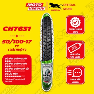 Vỏ lốp xe máy Cheetah gai Michelin City Pro Grip Pro 631 50 100-17 TT Lốp