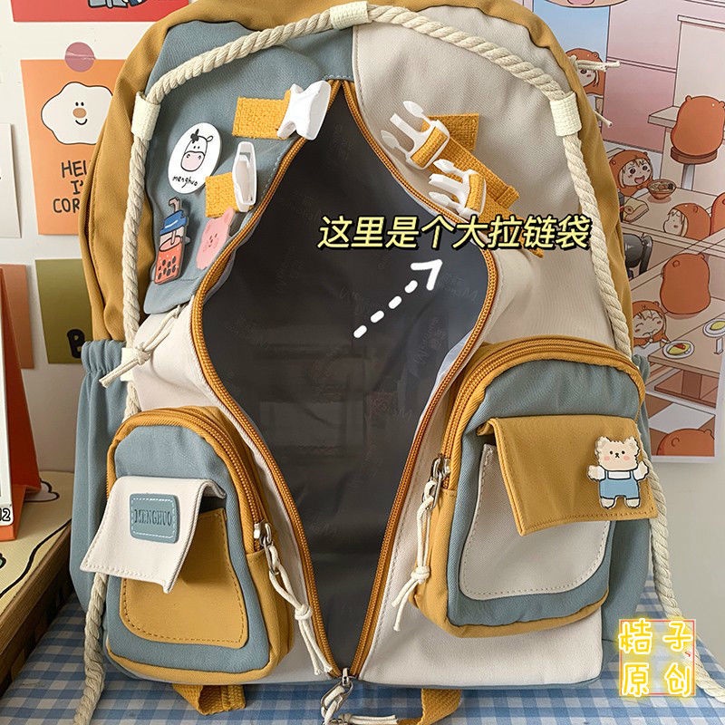 Ba Lô Đi Học / Du Lịch Phong Cách Harajuku Nhật Bản / Hồng Kông