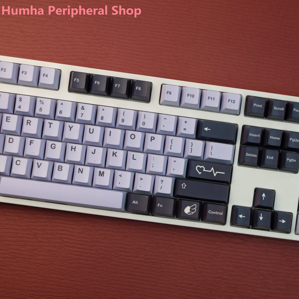 Bàn Phím Cơ Humha Tenshi 140 Phím Chất Liệu PBT Nhuộm Màu Xinh Xắn