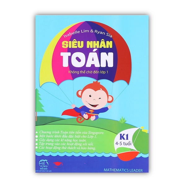 Sách - Siêu nhân toán lớp 1 - K1 (AC)