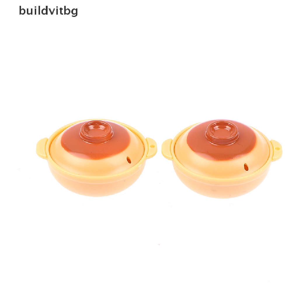 Bộ 2 Nồi Chảo Mini Dùng Cho Nhà Búp Bê Tỉ Lệ 1: 12