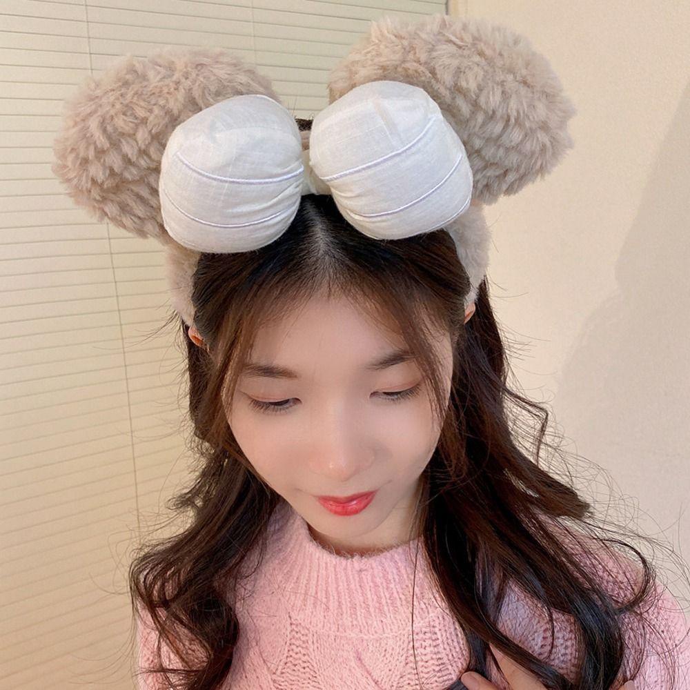 Danilo Băng Đô Cài Tóc Hình Gấu Hoạt Hình Vui Nhộn Phong Cách Hàn Quốc Cho Bé