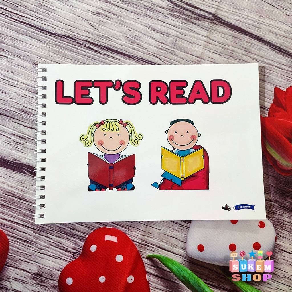 Học Liệu Cùng Bé Luyện Đọc Let's Read In Cán Bền Đẹp Có File Nghe