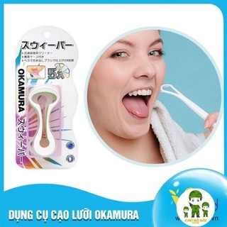 Okamura - Dụng cụ cạo lưỡi Okamura Nhật Bản