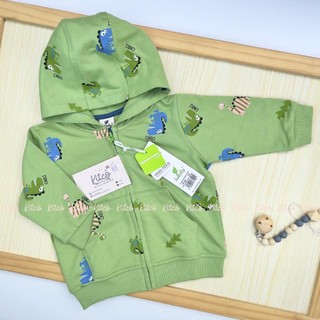 Áo khoác Lullaby kéo khóa, có mũ in họa tiết cho bé NH710P