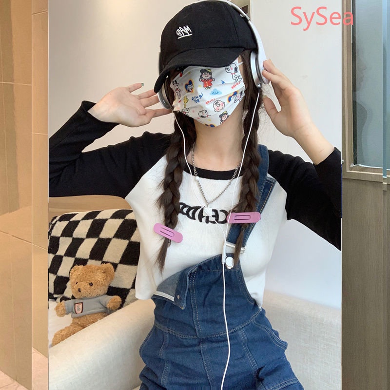 Áo Dệt Kim Tay Dài Dáng Ôm Thêu Họa Tiết Xinh Xắn Thời Trang Cho Nữ