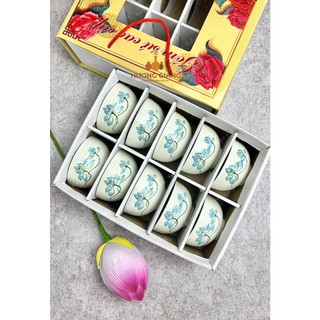 Bộ 6 bát ăn cơm, chén sứ ăn cơm Bát Tràng – Gốm sứ Hương Giang