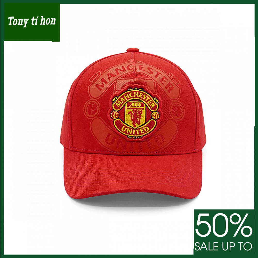 Tony tí hon_ tặng quà khi mua_ Mũ nón kết lưỡi trai thể thao Clb MU Manchester United nam nữ cao cấp