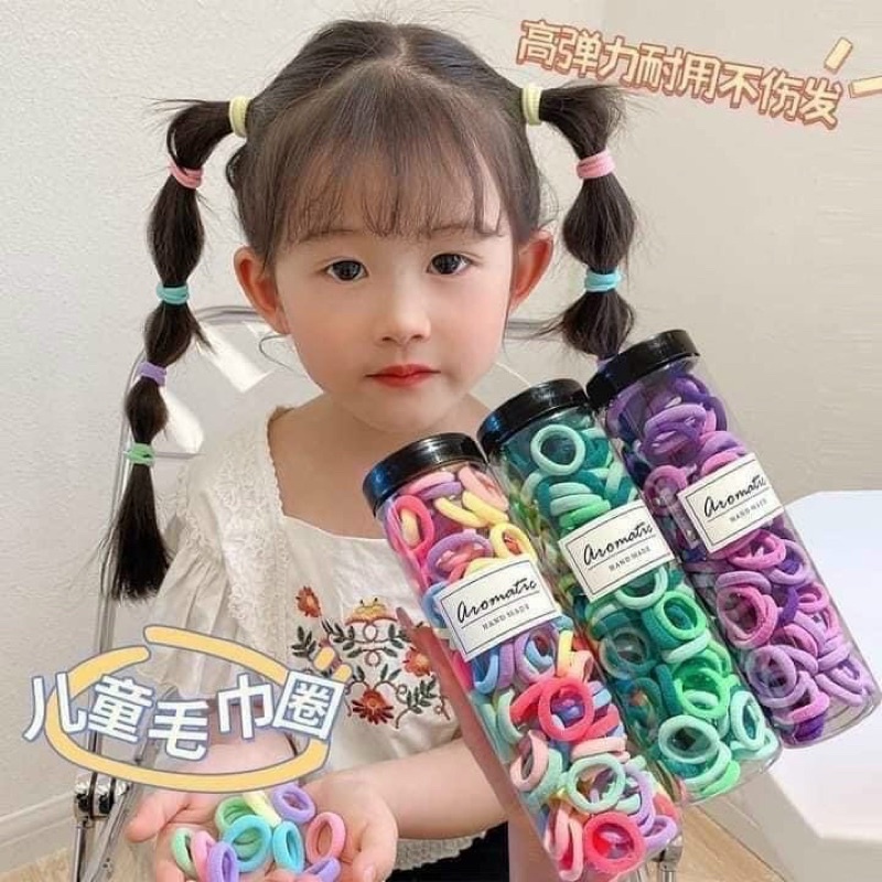 Ống dây buộc tóc 100 sợi - tách lẻ