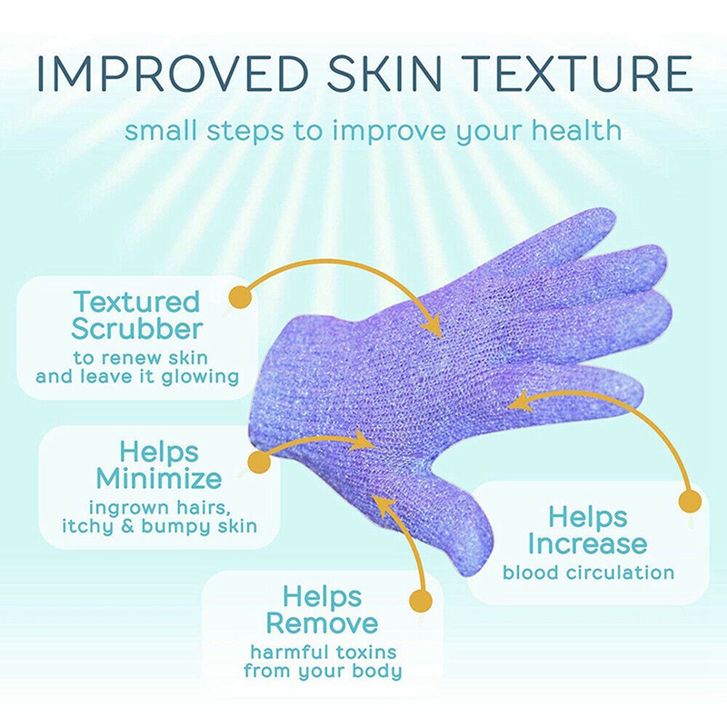 Set 4 Đôi Găng tay đi tắm Chuyên Dụng