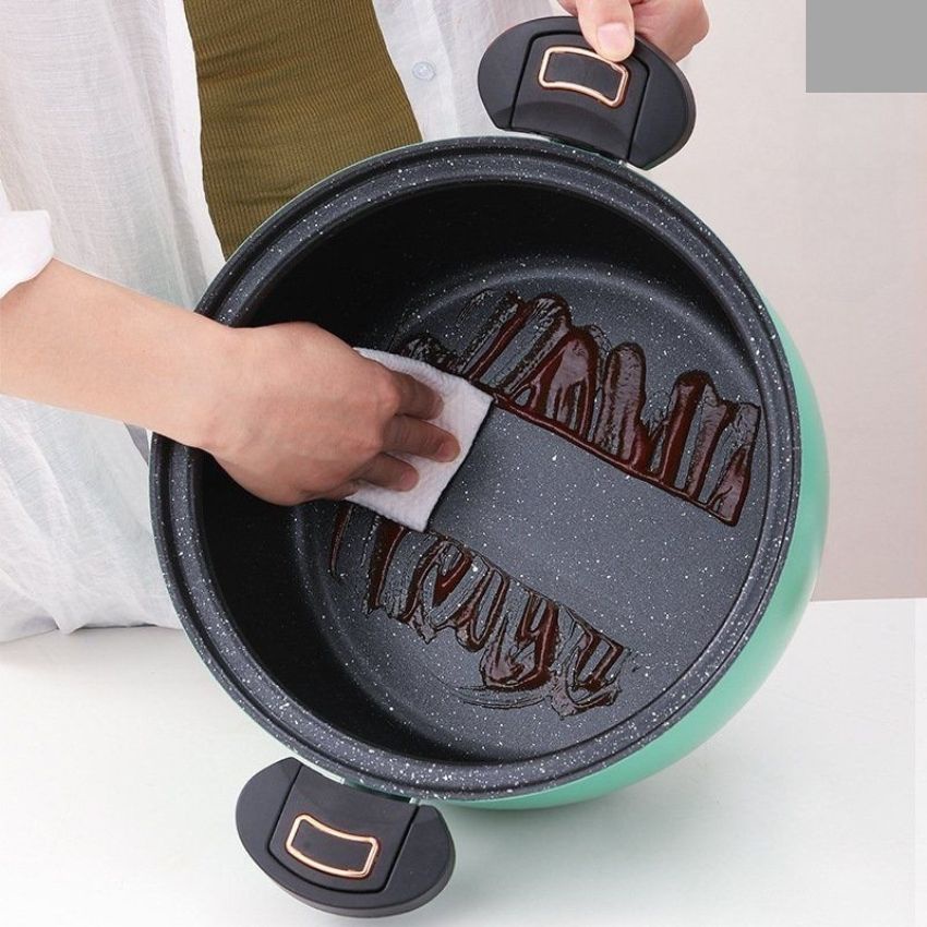Nồi Áp Suất Bí Ngô Totipotent Dung Tích 8L, Nồi Hầm 4 In 1 Đa Năng Dùng Cho Bếp Điện Và Bếp Từ Haiby_Shop