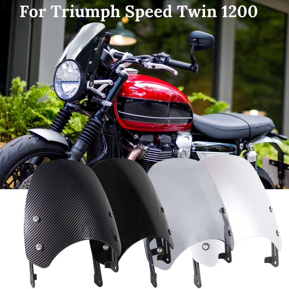 VISER Kính Chắn Gió Đôi Ljbokoall Twin1200 Cho Triumph Speed Twin 1200 2019 2020