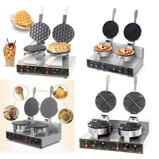 {Nhiều Mẫu} Máy Làm Bánh Kẹp Waffle Đôi Công Nghiệp 220v Baker Machine  [Bh - 6 Tháng] Tặng Công Thức Làm Bánh