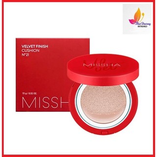 PHẤN NƯỚC MISSHA VELVET FINISH CUSHION - ĐỎ