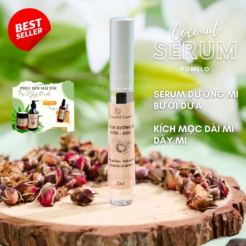 Mascara Dưỡng Mi Bưởi Dừa, dài mi từ dầu dừa nguyên chất 10ml – gian hàng chính hãng / freeship + quà
