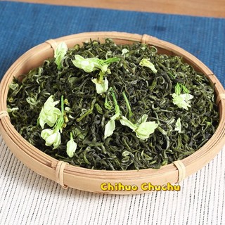 Trà xanh hoa lài lon cao cấp 400g /trà đậm thơm nhài/pha cốt trà