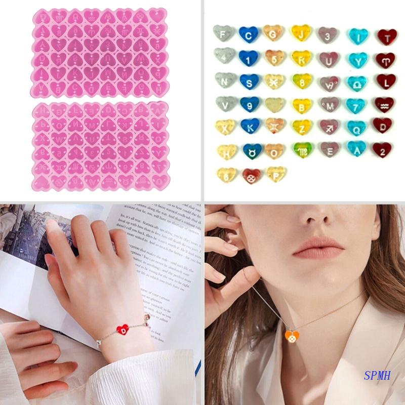 Khuôn Silicone Làm Bông Tai Epoxy Hình Vuông In Chữ Super Love Sáng Tạo