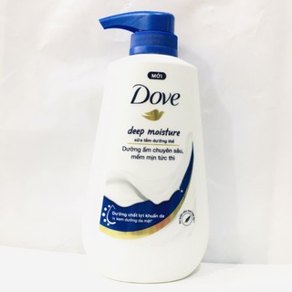 Sữa tắm Dove deep Moisture dưỡng ẩm chuyên sâu mềm mịn tức thì 500g